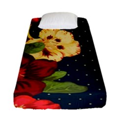 Flowers-vintage-floral Fitted Sheet (single Size)