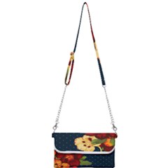 Flowers-vintage-floral Mini Crossbody Handbag