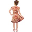 Roses-flowers-rose-bloom-petals Kids  Short Sleeve Dress View2