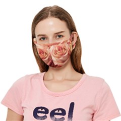 Roses-flowers-rose-bloom-petals Crease Cloth Face Mask (adult) by Sapixe