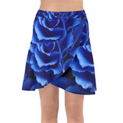 Roses-flowers-plant-romance Wrap Front Skirt