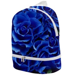 Roses-flowers-plant-romance Zip Bottom Backpack