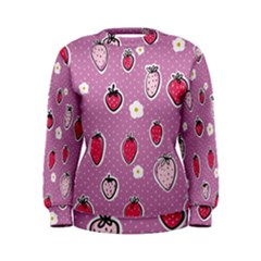 Juicy Strawberries Women s Sweatshirt by SychEva