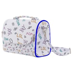 Doodle Pattern Satchel Shoulder Bag