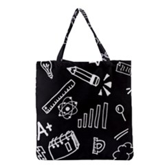 Knowledge-drawing-education-science Grocery Tote Bag