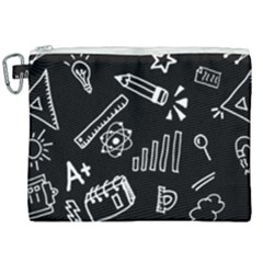 Knowledge-drawing-education-science Canvas Cosmetic Bag (xxl)