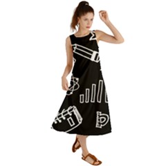 Knowledge-drawing-education-science Summer Maxi Dress