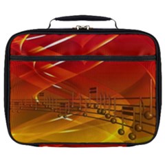 Music-notes-melody-note-sound Full Print Lunch Bag by Sapixe