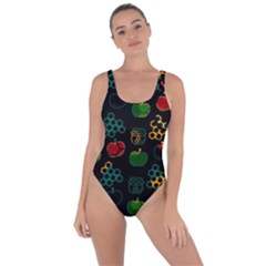 Apples Honey Honeycombs Pattern Bring Sexy Back Swimsuit