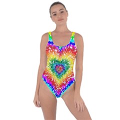 Tie Dye Heart Colorful Prismatic Bring Sexy Back Swimsuit by Sapixe