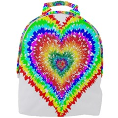 Tie Dye Heart Colorful Prismatic Mini Full Print Backpack by Sapixe