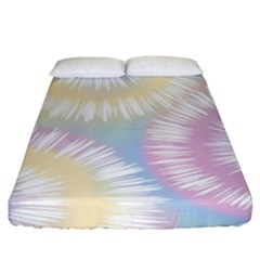 Tie Dye Pattern Colorful Design Fitted Sheet (king Size)