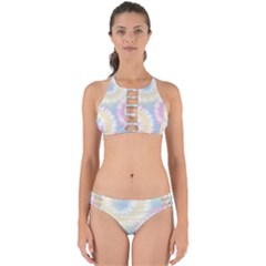 Tie Dye Pattern Colorful Design Perfectly Cut Out Bikini Set by Sapixe