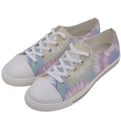 Tie Dye Pattern Colorful Design Women s Low Top Canvas Sneakers by Sapixe