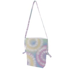 Tie Dye Pattern Colorful Design Folding Shoulder Bag