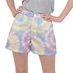 Tie Dye Pattern Colorful Design Ripstop Shorts