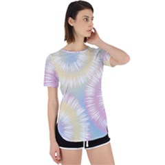 Tie Dye Pattern Colorful Design Perpetual Short Sleeve T-Shirt