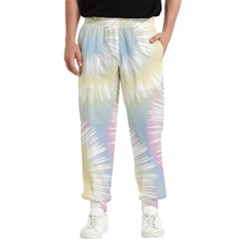 Tie Dye Pattern Colorful Design Men s Elastic Waist Pants