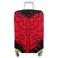 Heart Brain Mind Psychology Doubt Luggage Cover (medium)