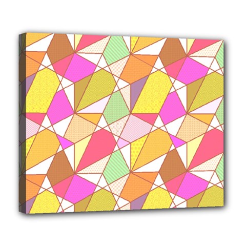 Power Pattern 821-1c Deluxe Canvas 24  X 20  (stretched) by PatternFactory