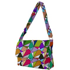 Power Pattern 821-1a Full Print Messenger Bag (l) by PatternFactory