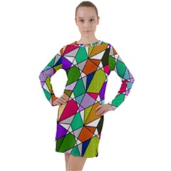 Power Pattern 821-1a Long Sleeve Hoodie Dress by PatternFactory