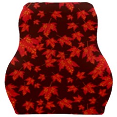 Red Oak And Maple Leaves Car Seat Velour Cushion 