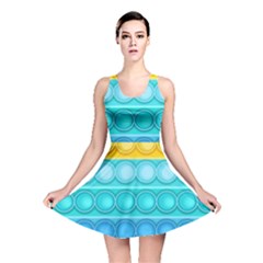 Pop It Pattern Reversible Skater Dress