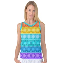 Pop It Pattern Women s Basketball Tank Top by Daria3107