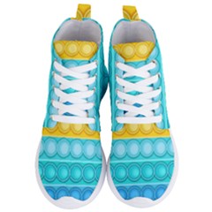 Pop It Pattern Women s Lightweight High Top Sneakers by Daria3107