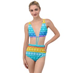 Pop It Pattern Tied Up Two Piece Swimsuit by Daria3107