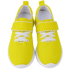Soft Pattern Yellow Women s Velcro Strap Shoes by PatternFactory