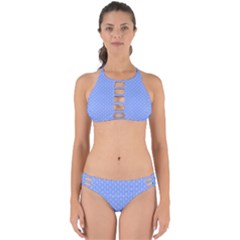 Soft Pattern Blue Perfectly Cut Out Bikini Set by PatternFactory