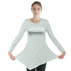 Soft Pattern Super Pastel Long Sleeve Tunic  by PatternFactory