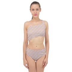 Soft Pattern Rose Spliced Up Two Piece Swimsuit by PatternFactory