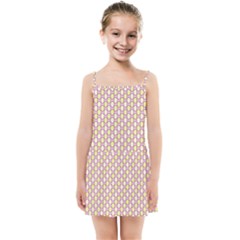 Soft Pattern Rose Kids  Summer Sun Dress by PatternFactory
