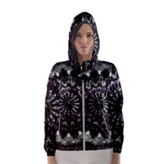 Moody Mandala Women s Hooded Windbreaker by MRNStudios