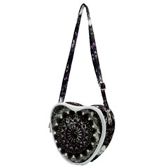 Moody Mandala Heart Shoulder Bag by MRNStudios