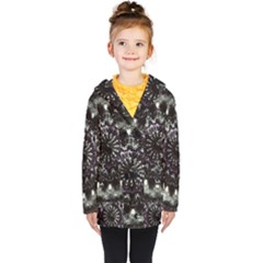 Moody Mandala Kids  Double Breasted Button Coat by MRNStudios