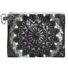 Moody Mandala Canvas Cosmetic Bag (xxl) by MRNStudios