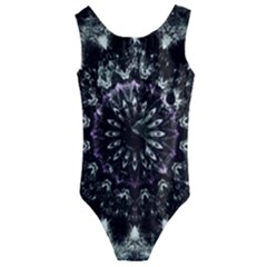 Moody Mandala Kids  Cut-out Back One Piece Swimsuit by MRNStudios