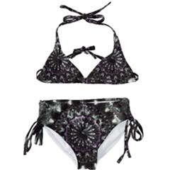 Moody Mandala Kids  Classic Bikini Set by MRNStudios