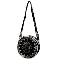 Moody Mandala Crossbody Circle Bag by MRNStudios