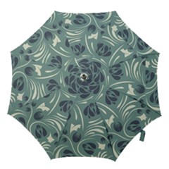 Folk Flowers Pattern Floral Surface Design Seamless Pattern Hook Handle Umbrellas (medium)