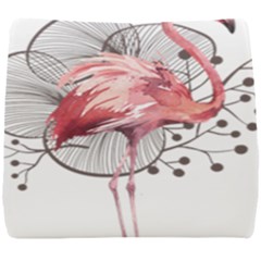 Watercolor Flamingo Seat Cushion by webstylecreations