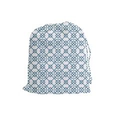 Arabic Vector Seamless Pattern Drawstring Pouch (large) by webstylecreations