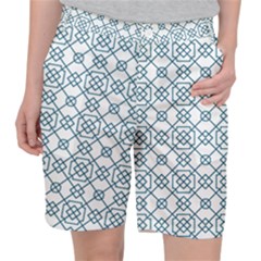 Arabic Vector Seamless Pattern Pocket Shorts by webstylecreations