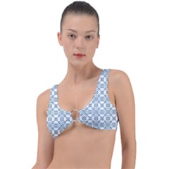 Arabic Vector Seamless Pattern Ring Detail Bikini Top