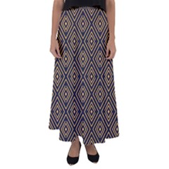 Art Deco Vector Pattern Flared Maxi Skirt by webstylecreations