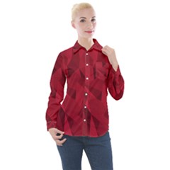 Amaranth Women s Long Sleeve Pocket Shirt